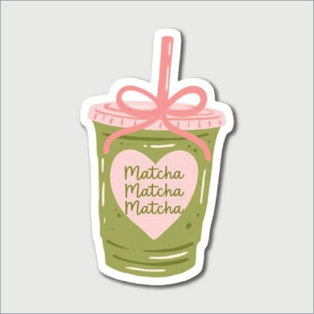 Matcha Sticker