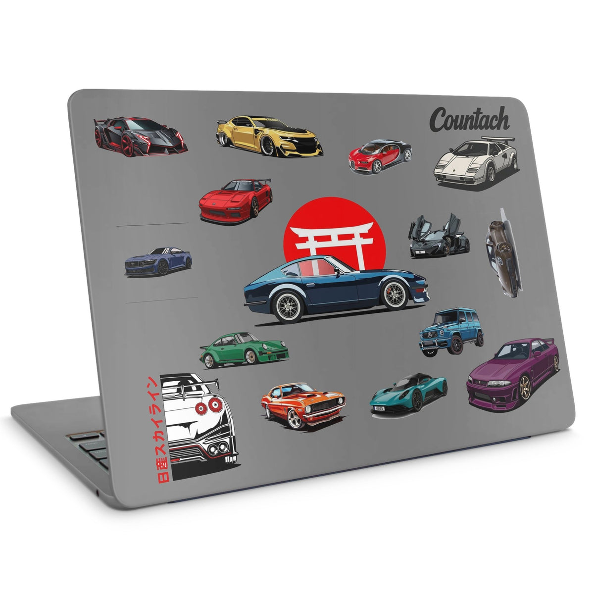 15 Car Sticker pack - laptop top sticker set