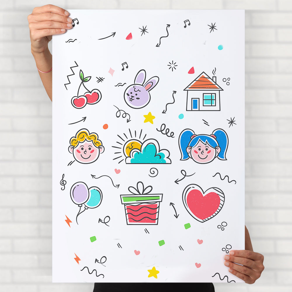 Cute Doodles Poster