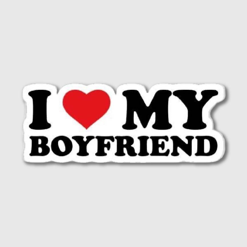 I <3 My Boyfriend Sticker