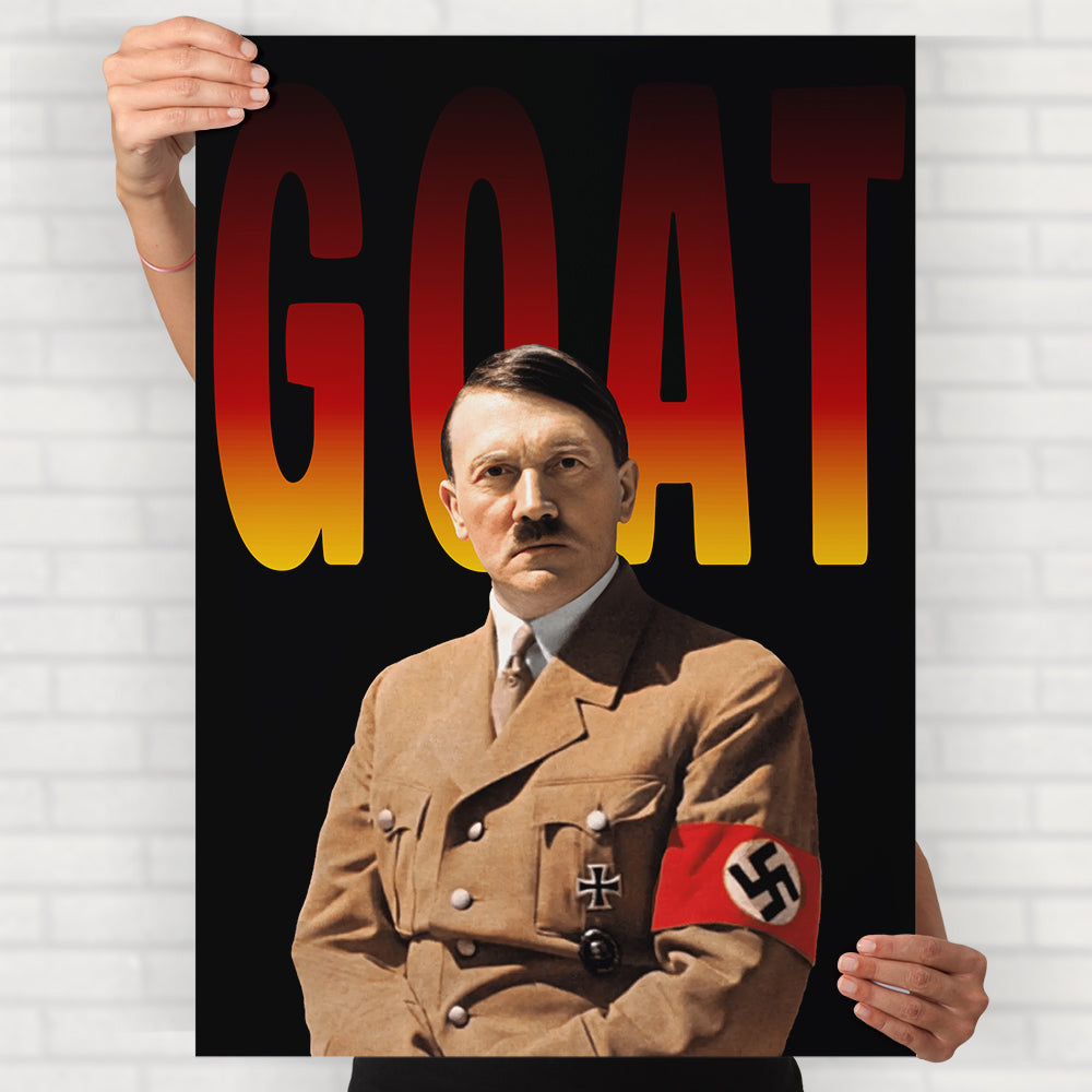 Goat Hitler Poster