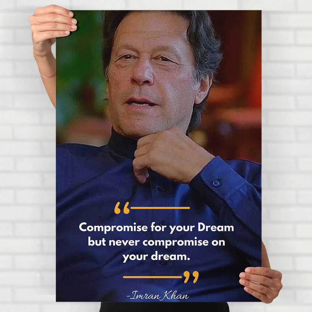 Imran Khan Motivational Poster