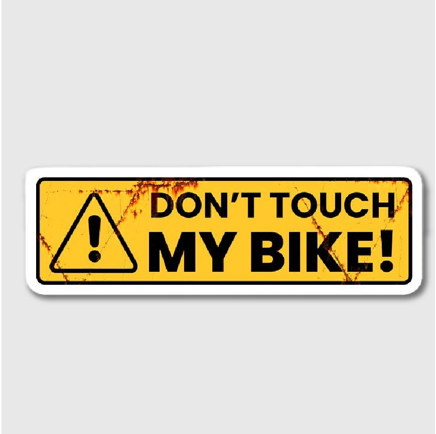 Do not Touch My Bike! Sticker