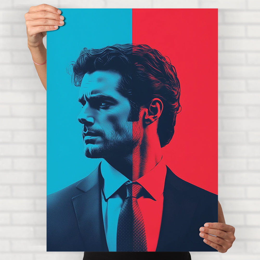 Henry Cavill Multicolor Poster