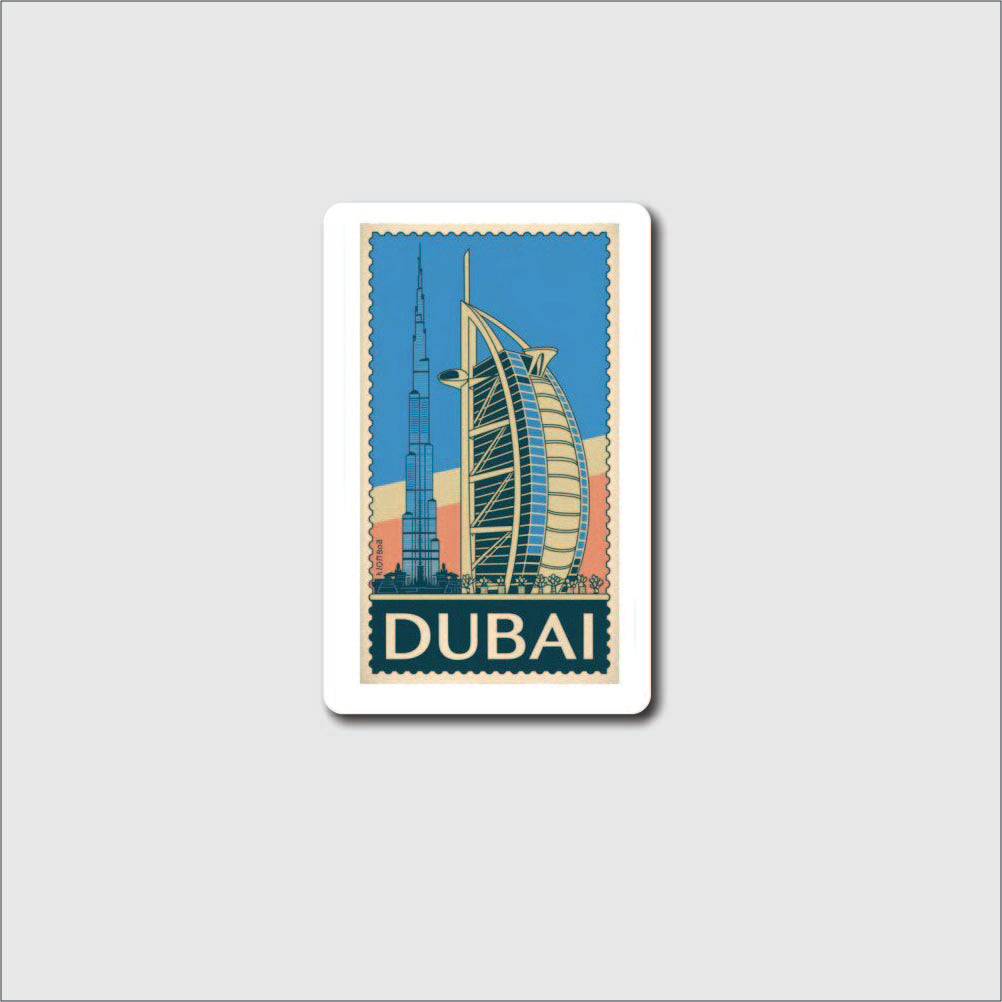 Dubai Stamp Sticker