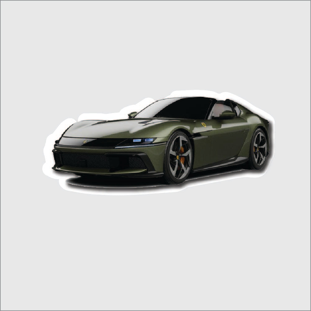 Ferrari 12C Car Sticker