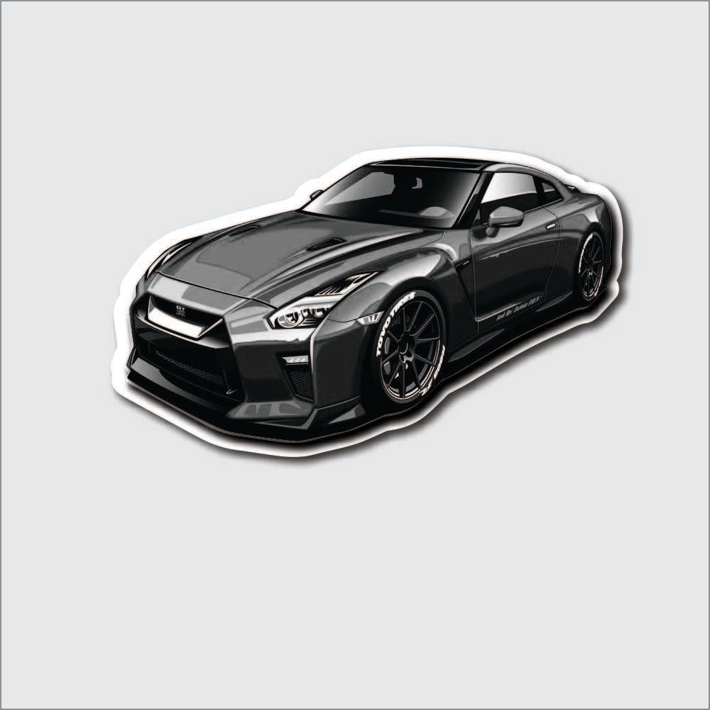 GTR Sports Car Sticker
