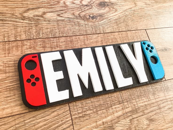 Nintendo Switch Custom Name Plate