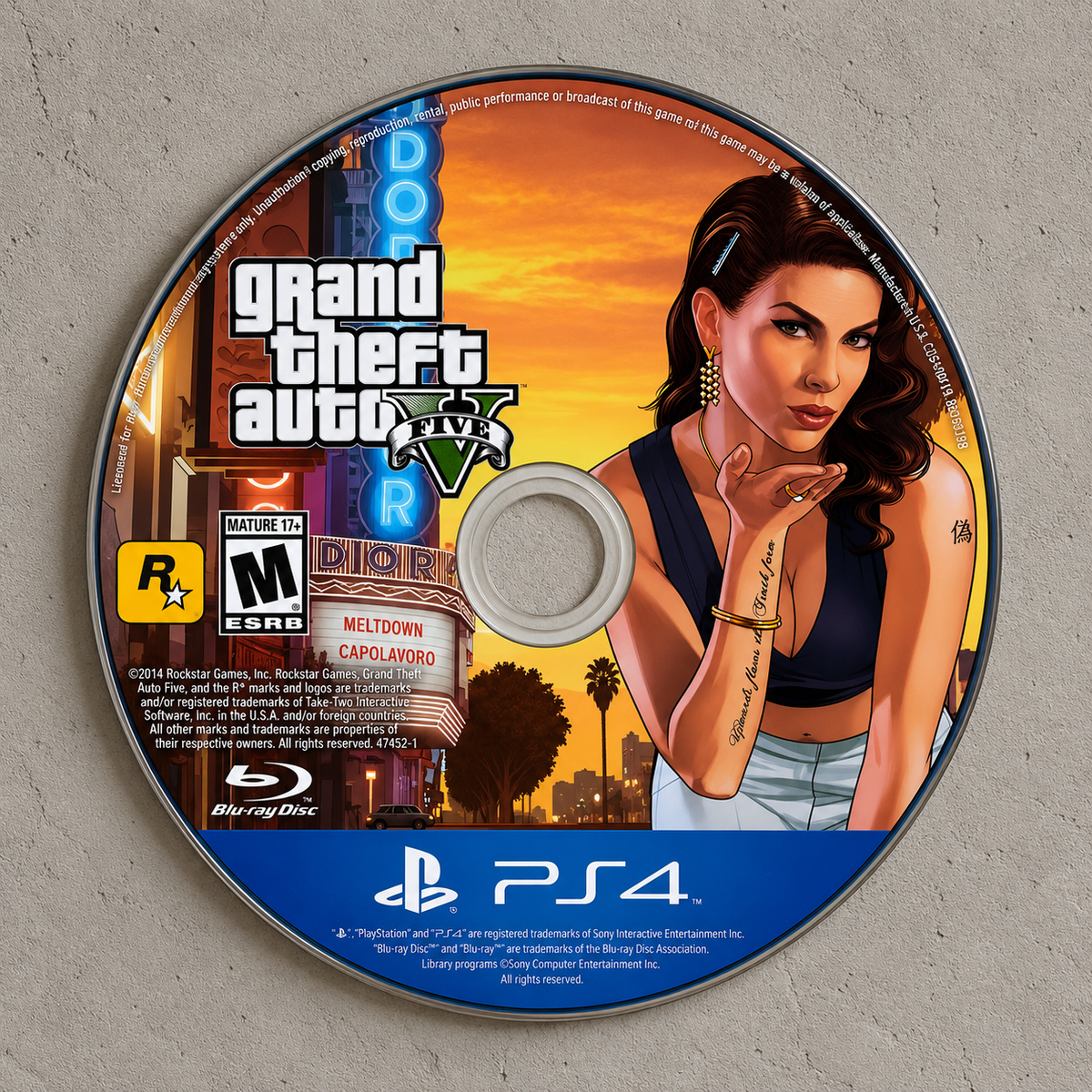 GTA 5 Acrylic CD