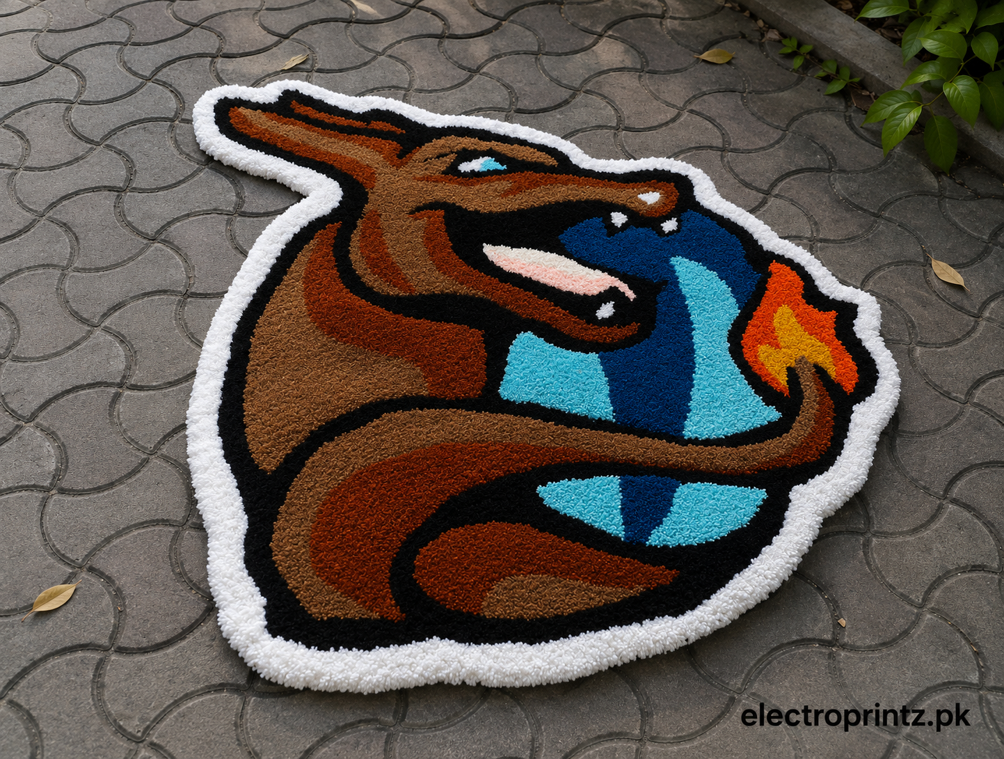 Inferno Dragon Floor Rug
