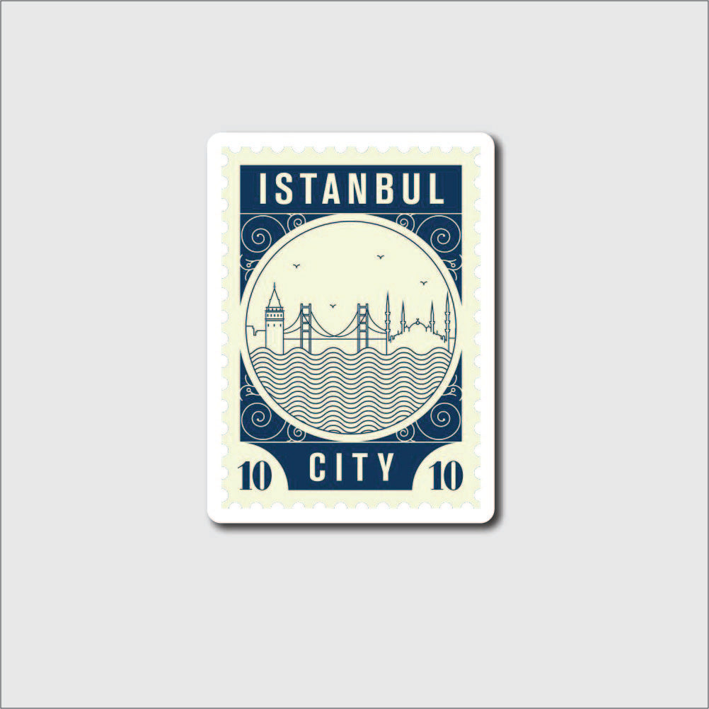 Istanbul Stamp Sticker