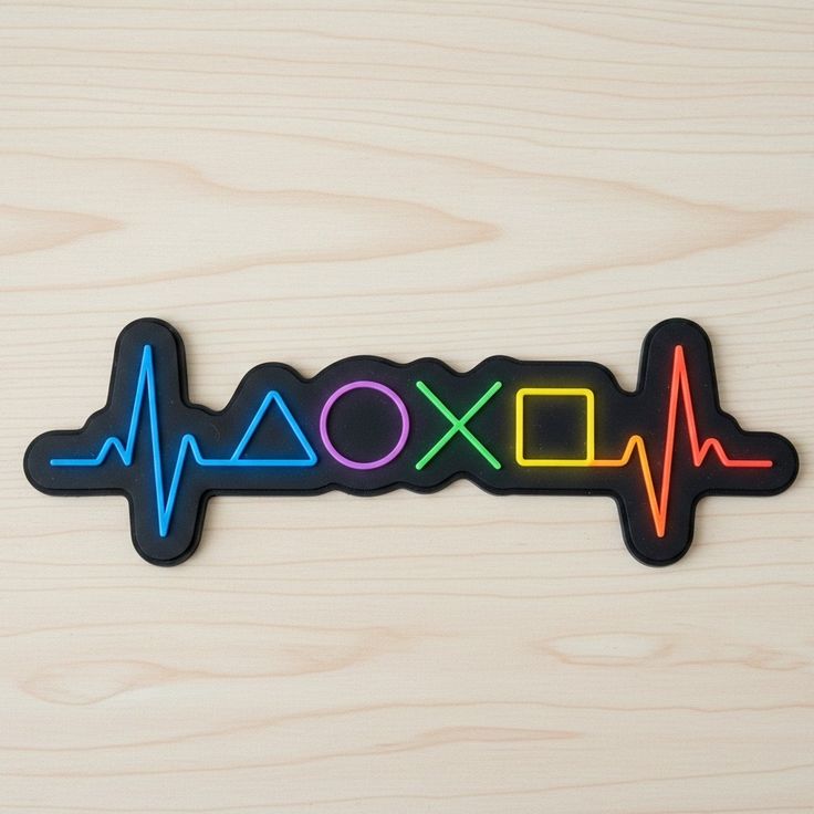 Game Heartbeat Acrylic Sign