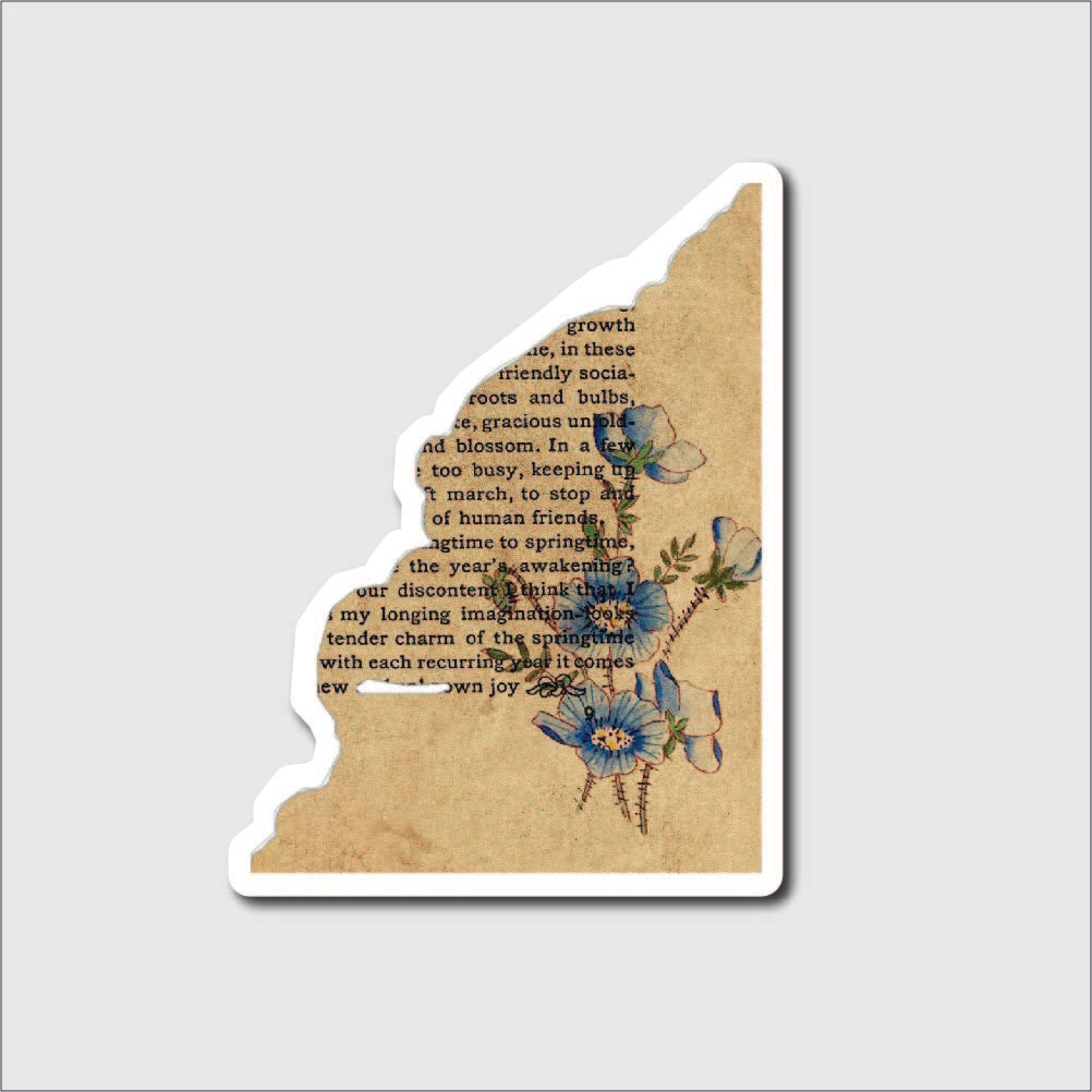 vintage paper sticker