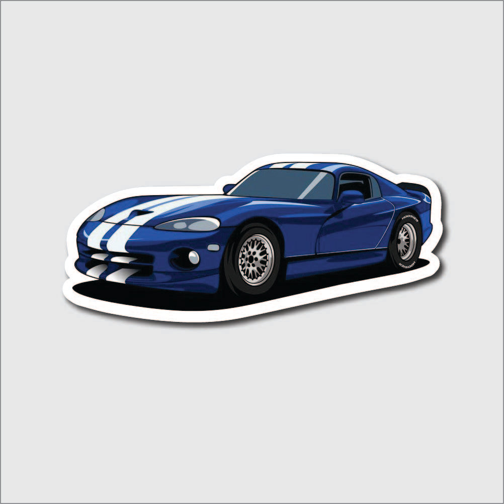 Viper GTS Car Sticker