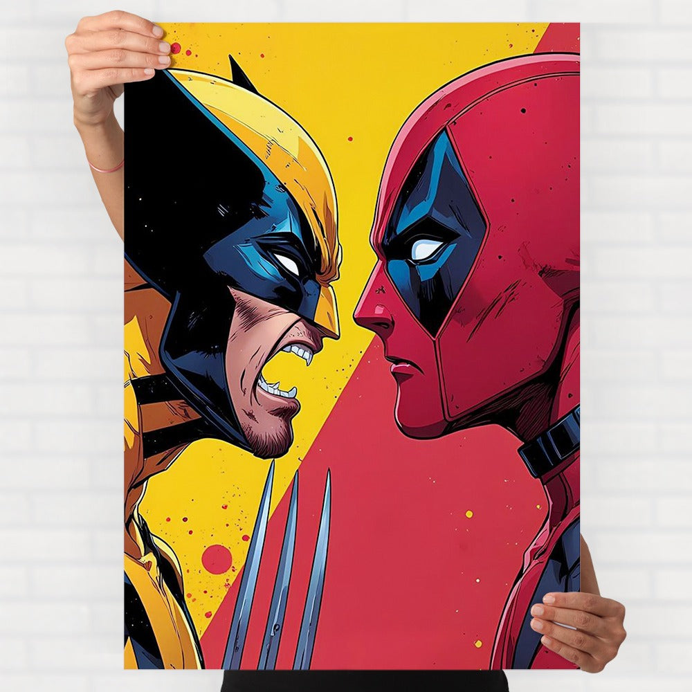 Wolverine vs Deadpool Poster