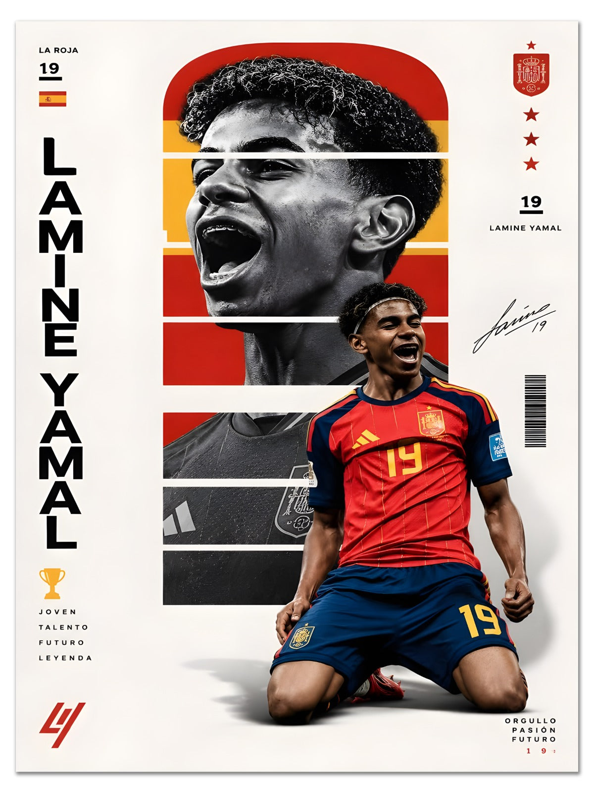 Lamine Yamal Graphic Poster