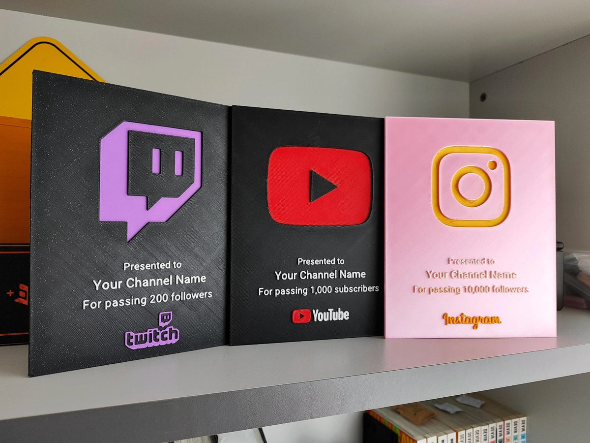 Youtube Acrylic Plaque
