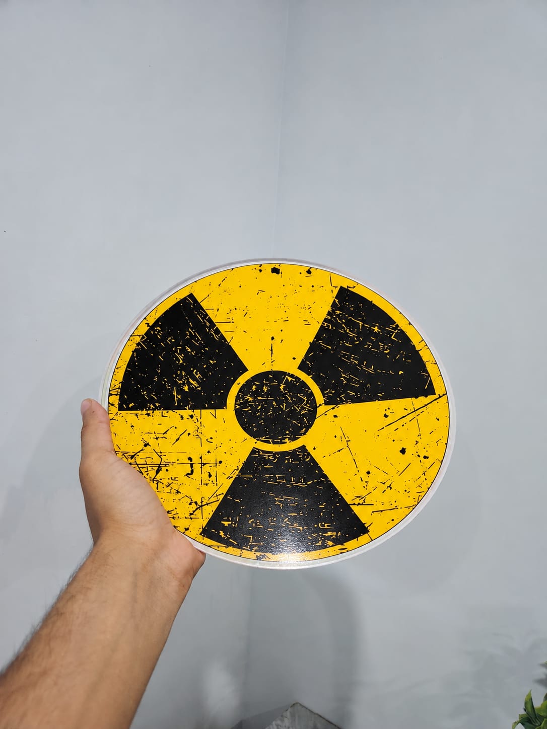 Radioactive Hazard Acrylic Disc