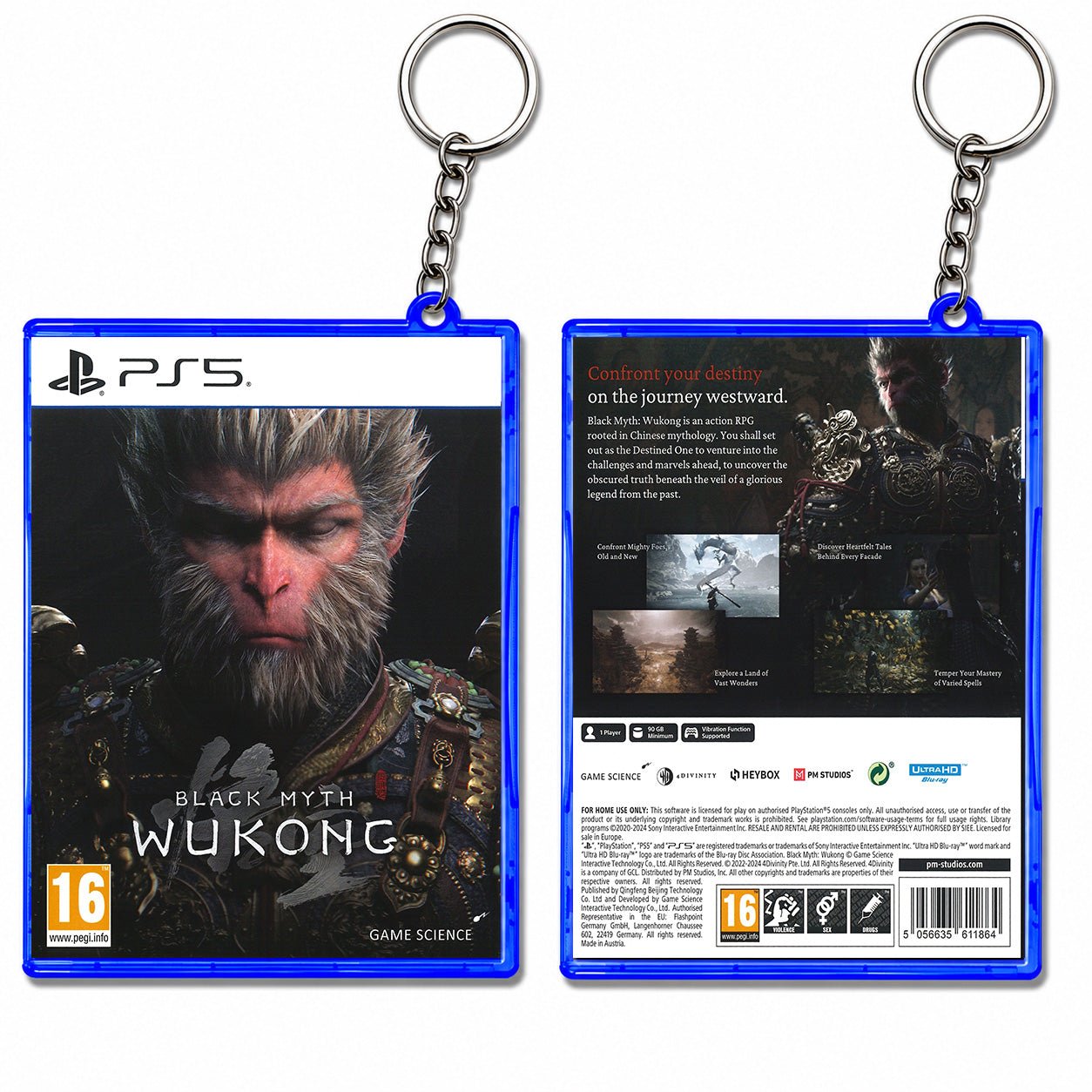 Black Myth Wukong Keychain - Keychains