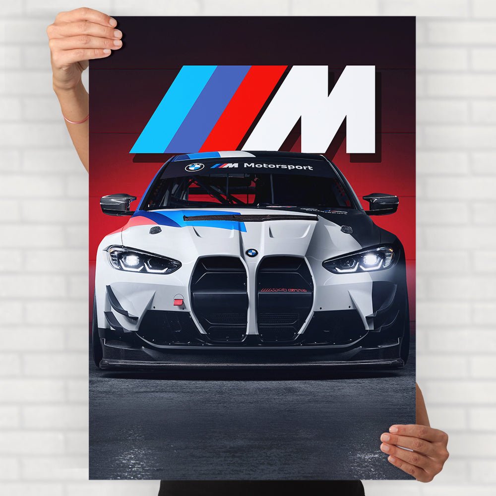 BMW M4 Car Poster - Posters