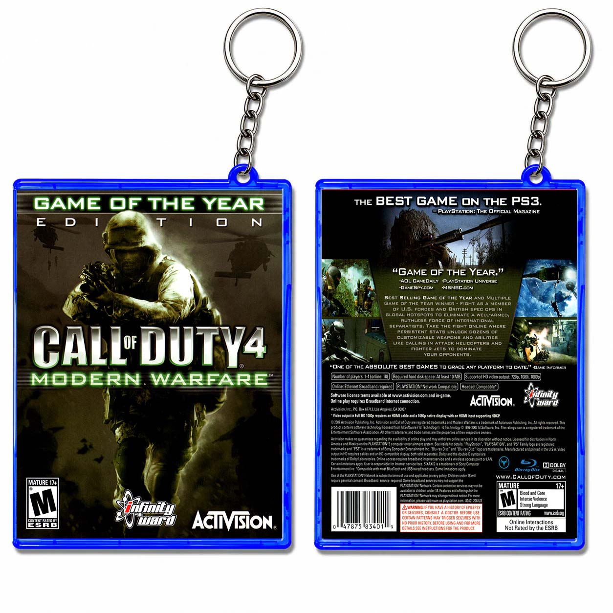 Call of Duty 4: Modern Warfare Keychain - Keychains