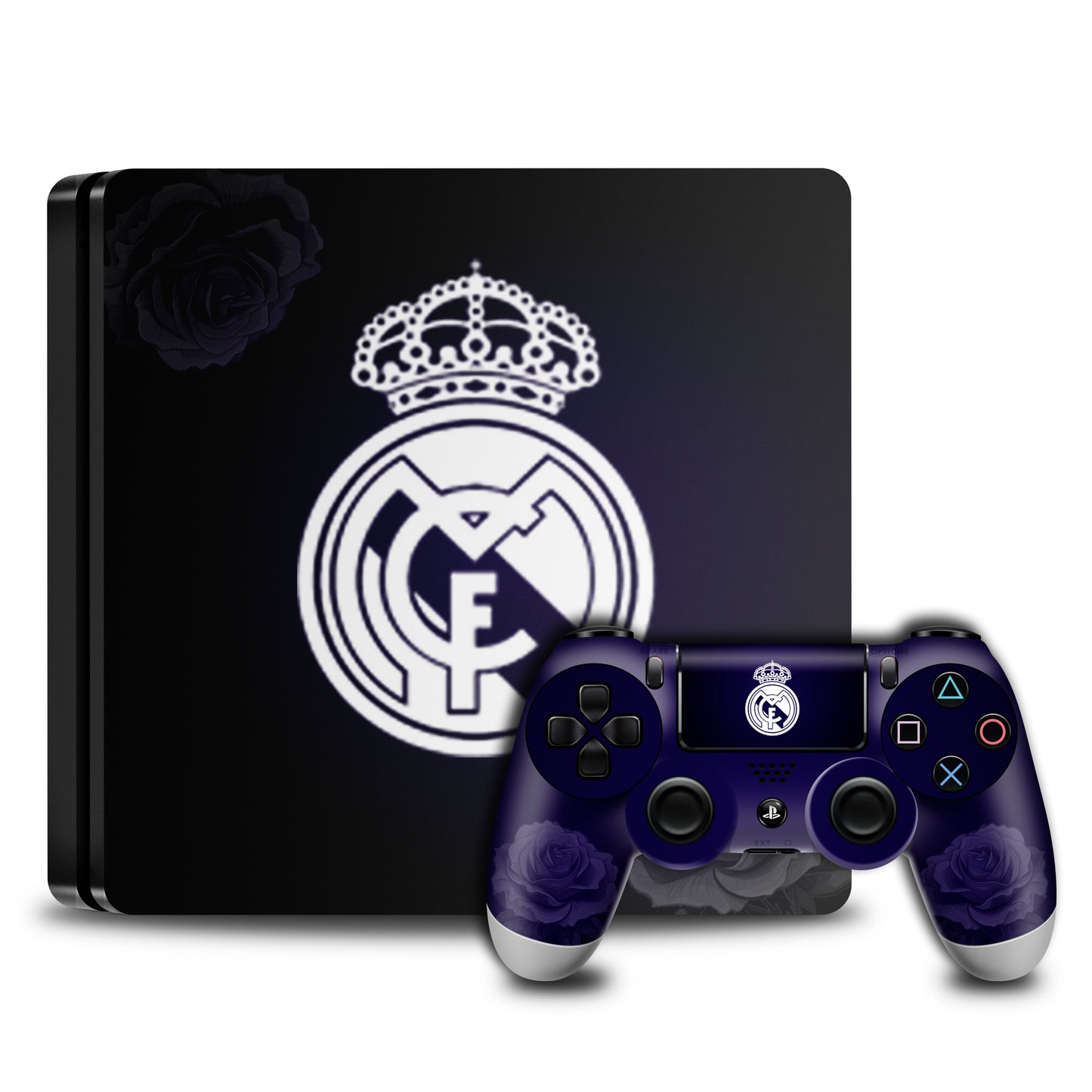 Ps4 Real Madrid Console and Controller skin Combo