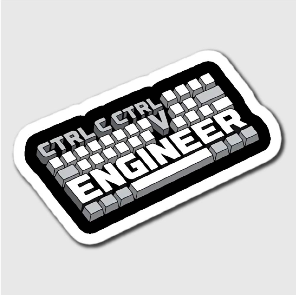 Engineer Keyboard Sticker - latop top stickers