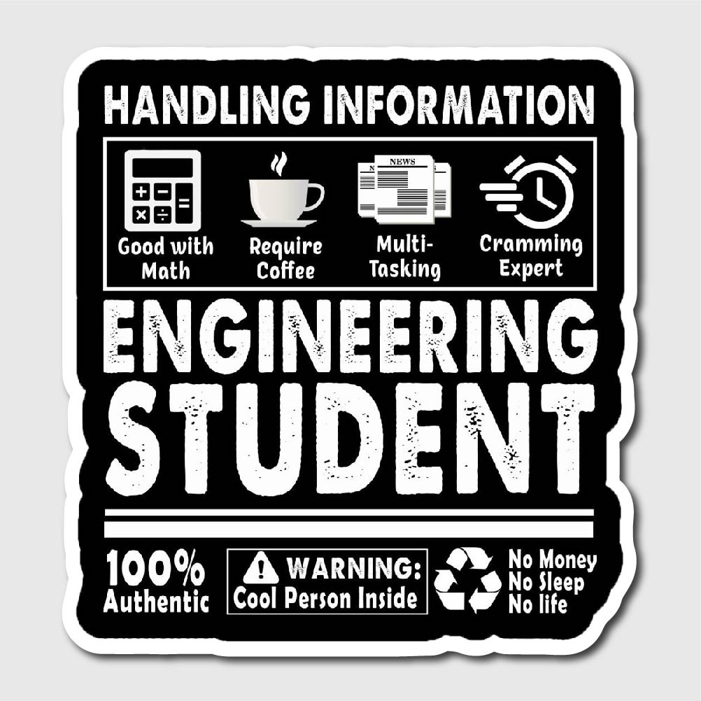 Engineering Student Sticker