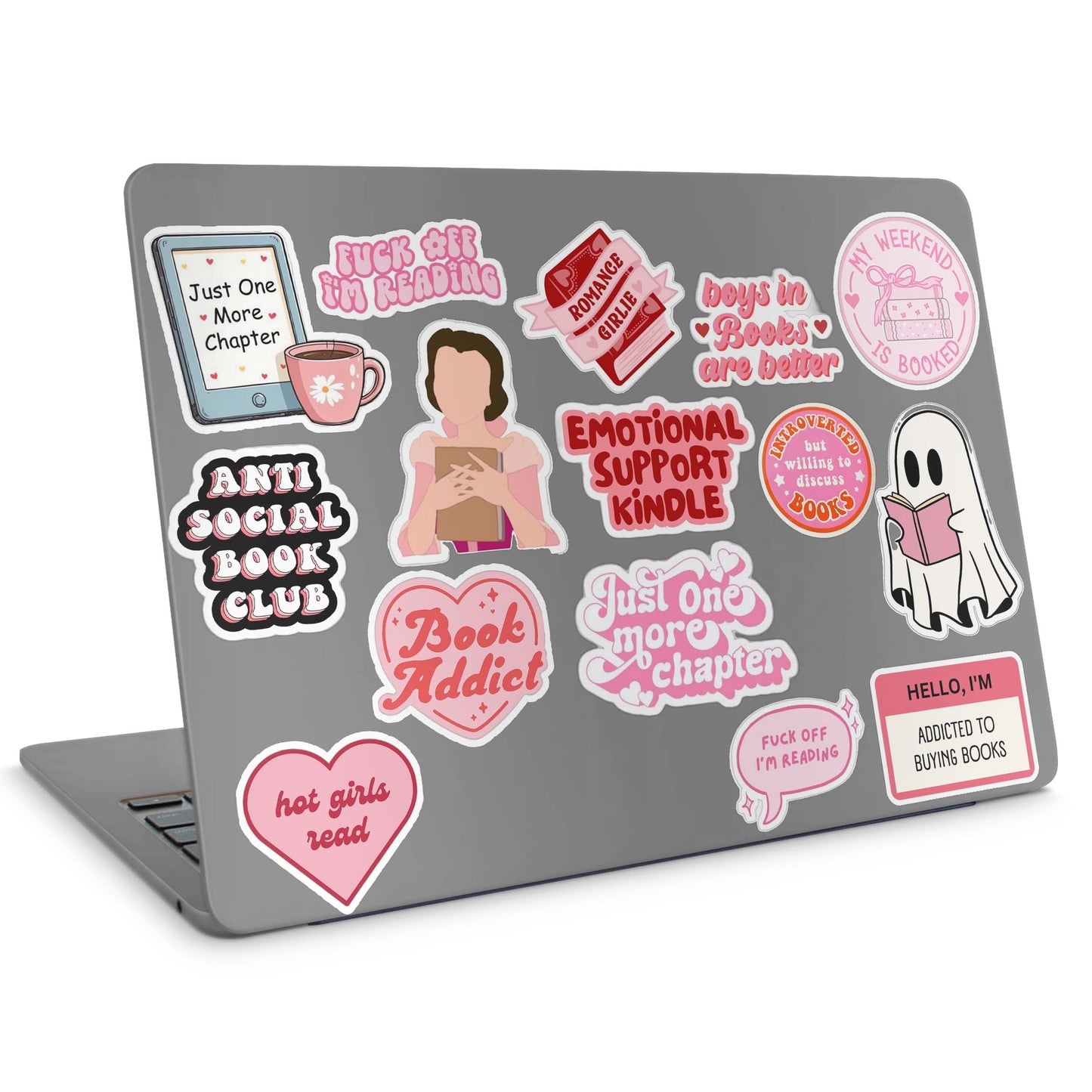 15 Book Lovers Stickers Pack