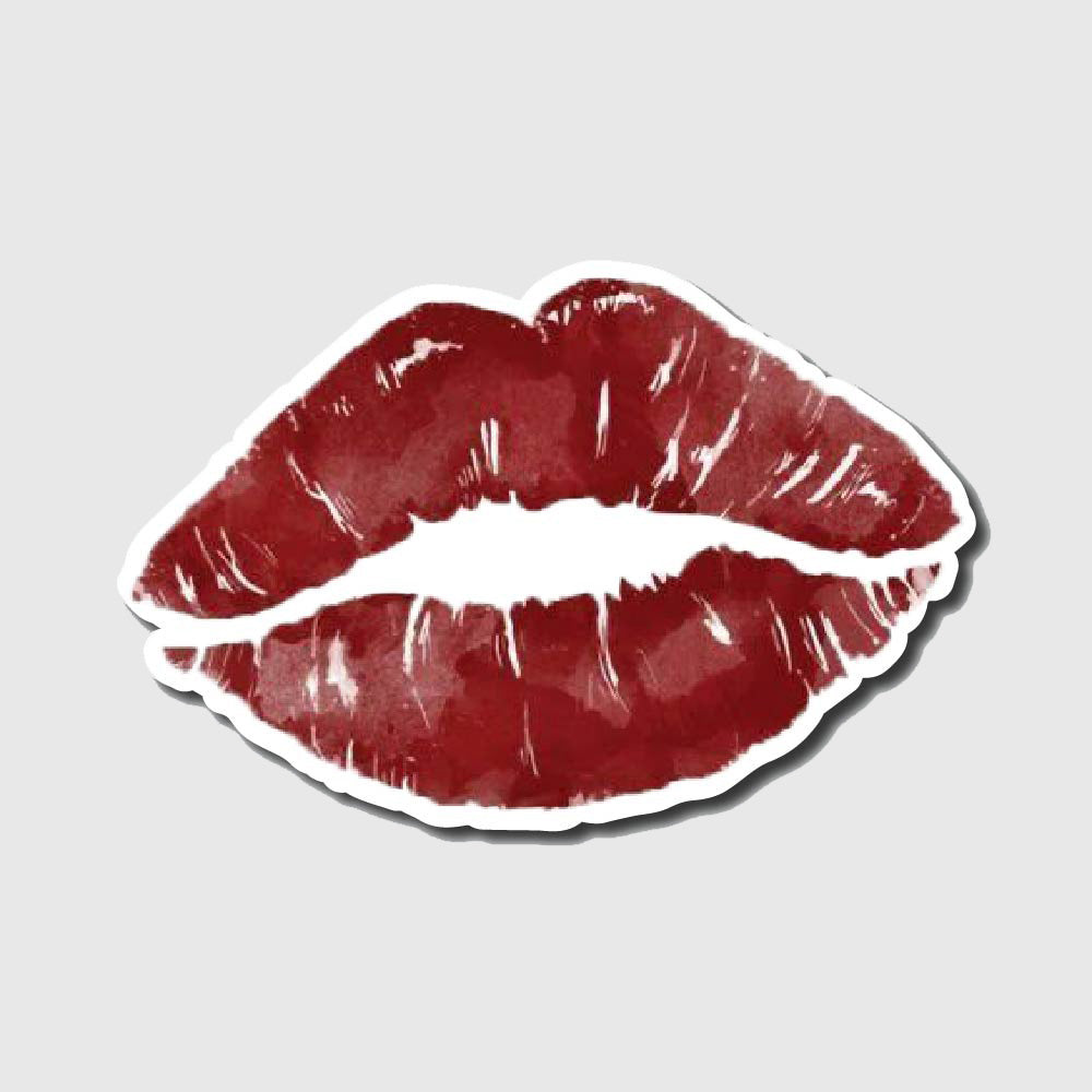 Red Lips Sticker