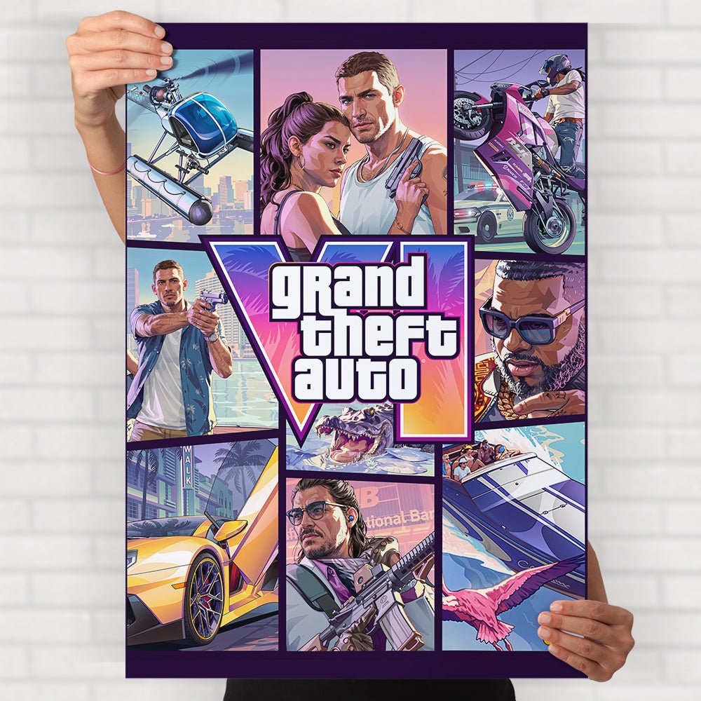 GTA 6 Cover art poster - Posters