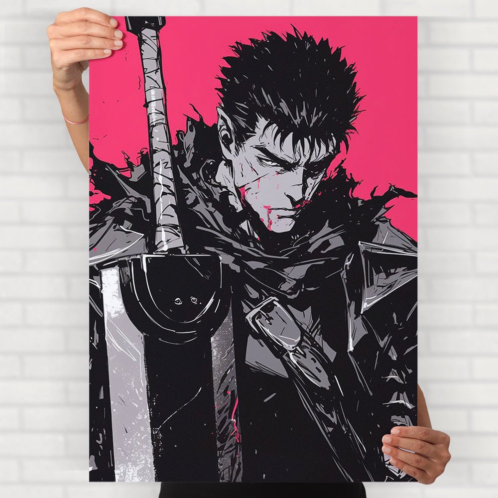 Guts Poster | Berserk Anime Wall Art - Posters