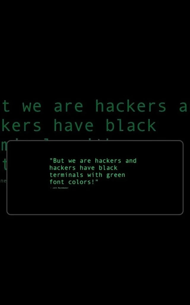 hackers minimalist desk mat