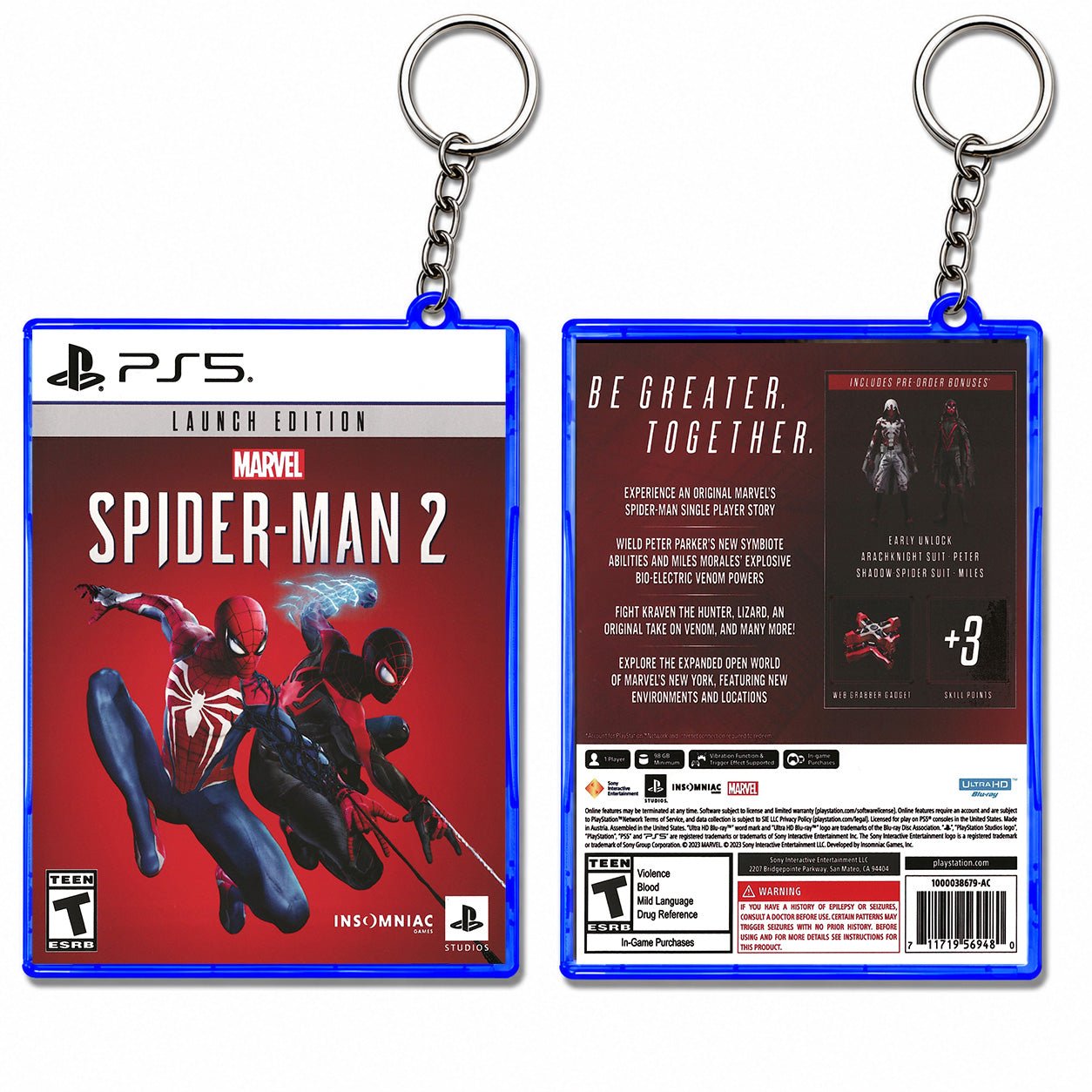Marvel Spiderman 2 Keychain - Keychains