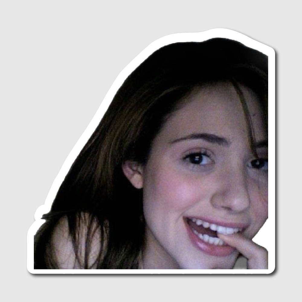 Shy Girl Meme Sticker