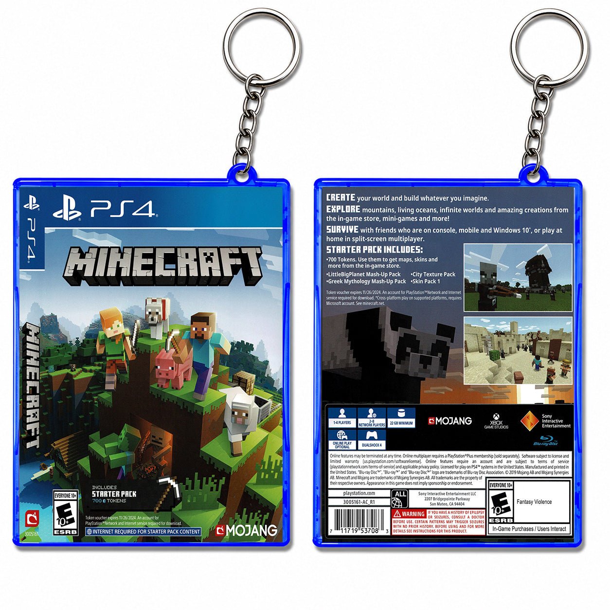 Minecraft Keychain - Keychains
