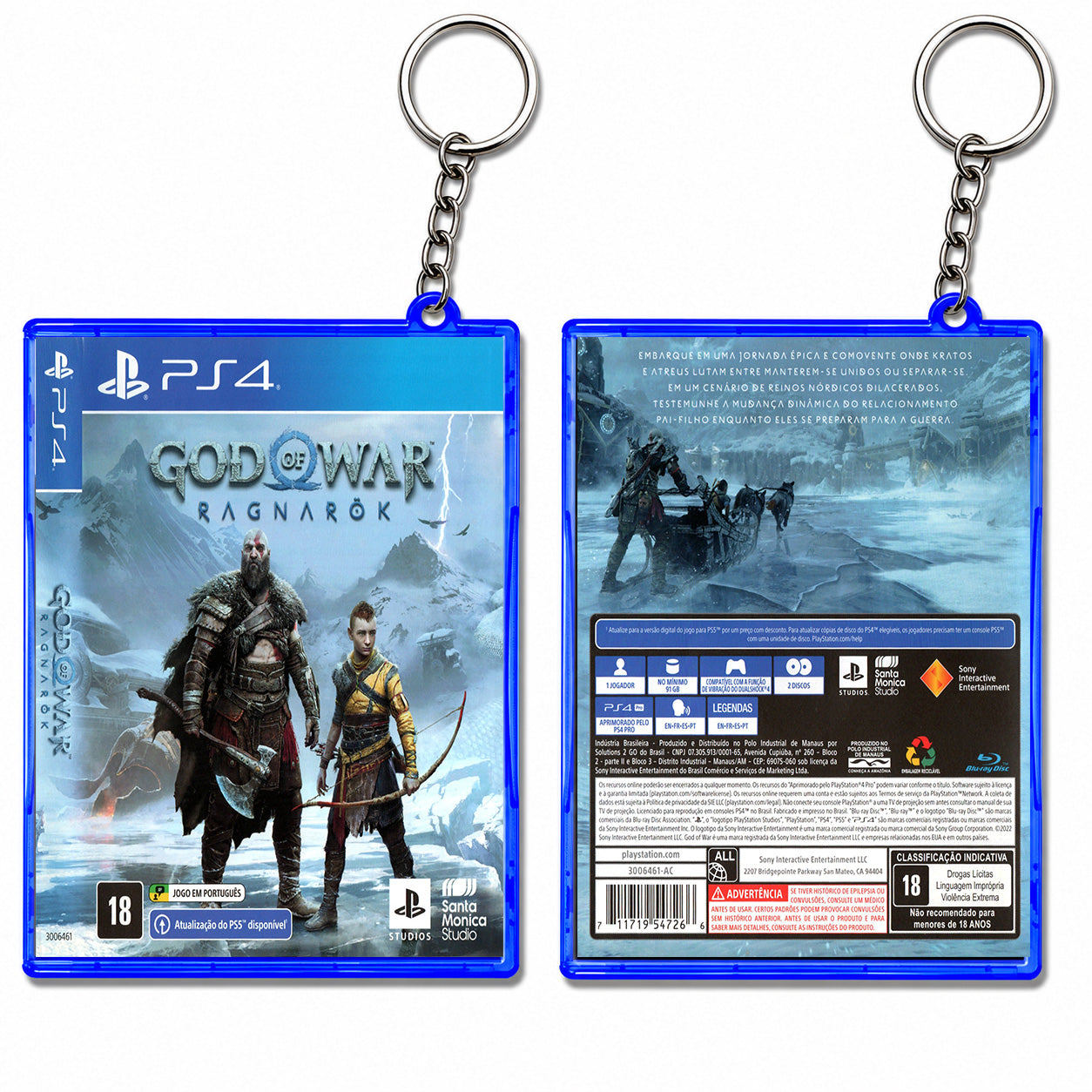 God Of War Ragnarok Keychain