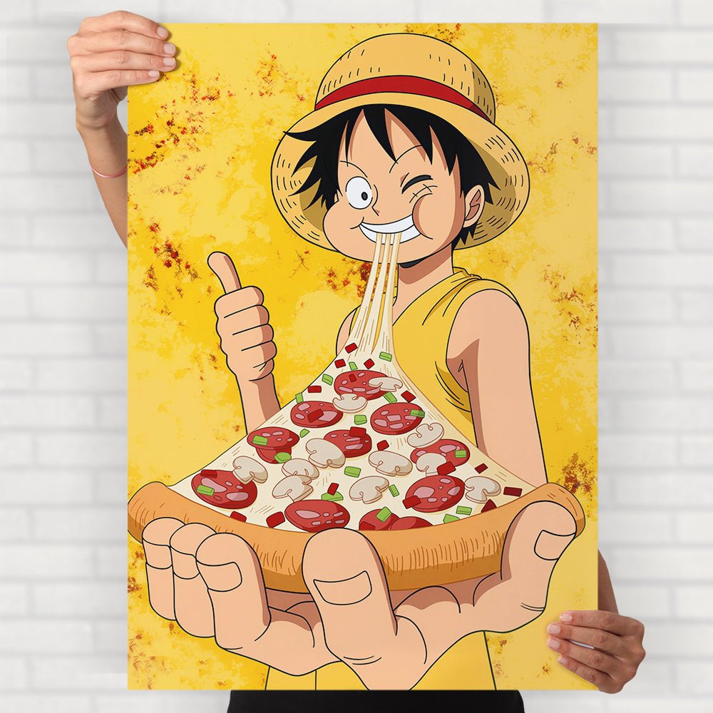 Pizza Luffy Poster - Posters