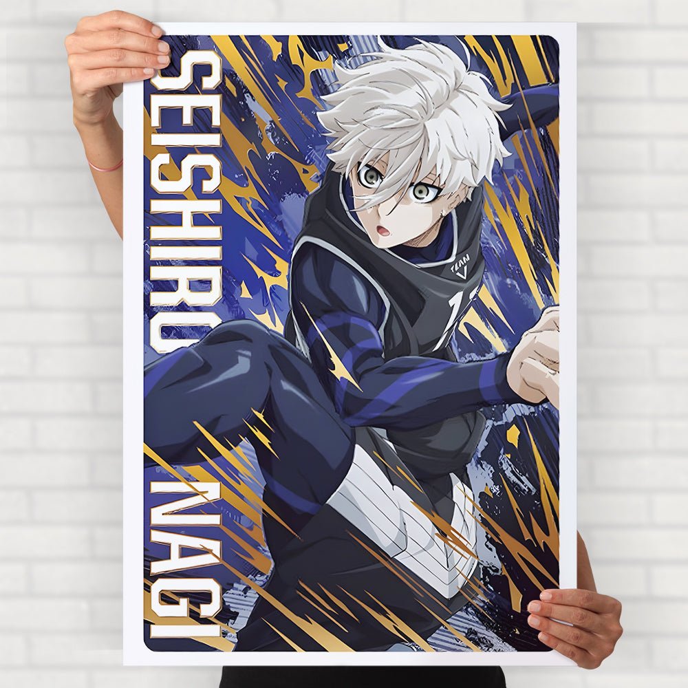 Seishiro Nagi Poster | Blue Lock Wall Art - Posters