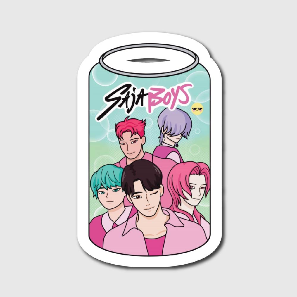 Saja Boys Soda Sticker