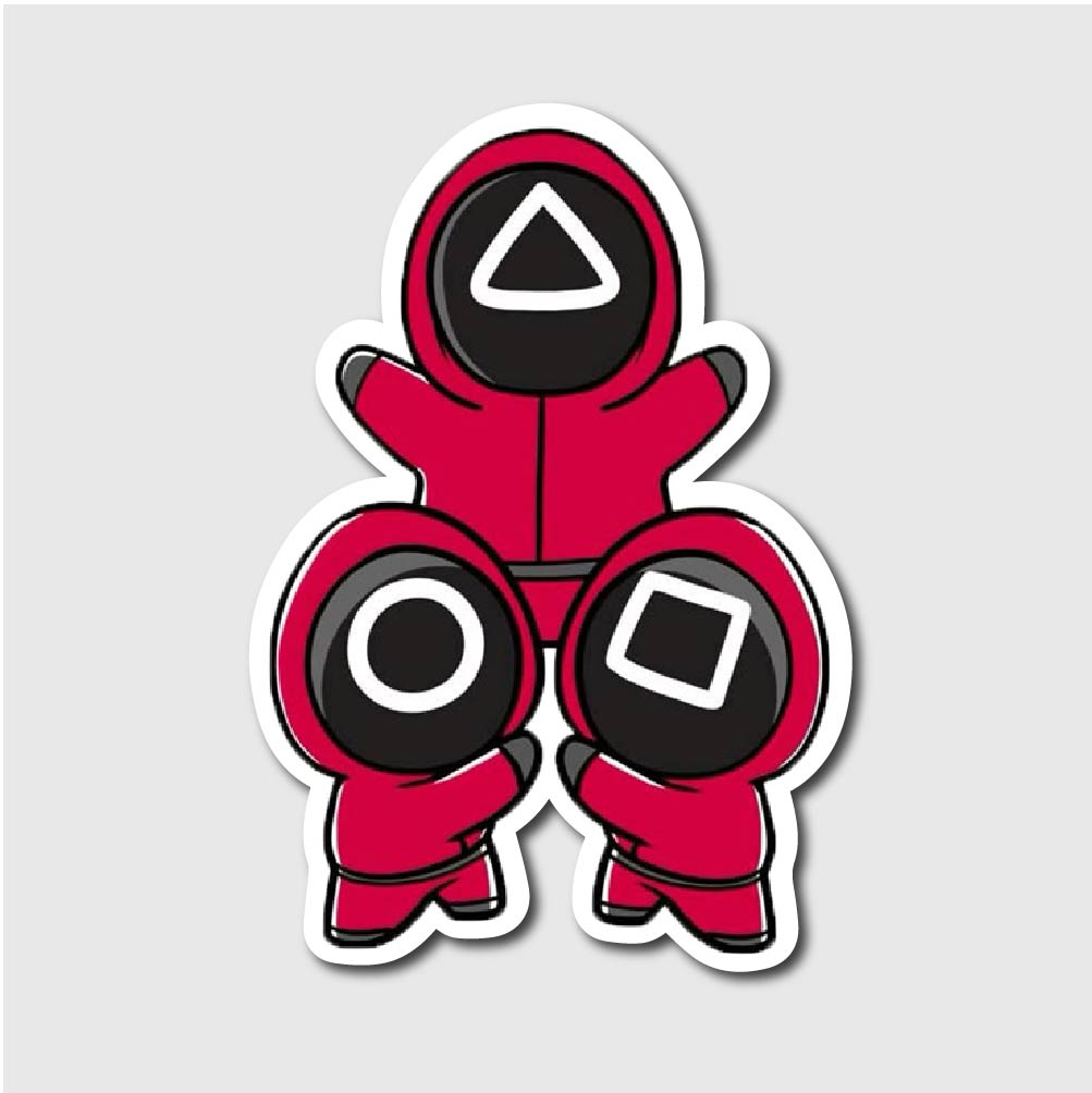 Squid Game Guards Sticker - sticker