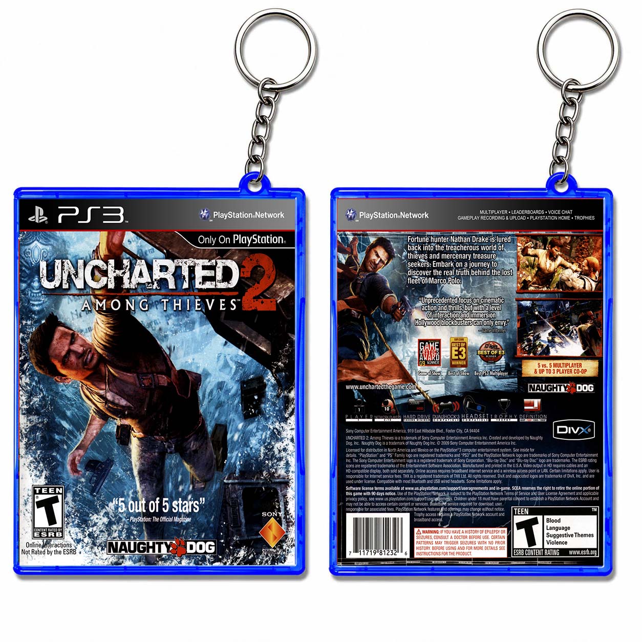 Uncharted 2: Among Thieves Keychain - Keychains