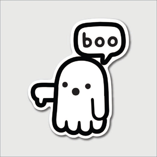 Boo Sticker