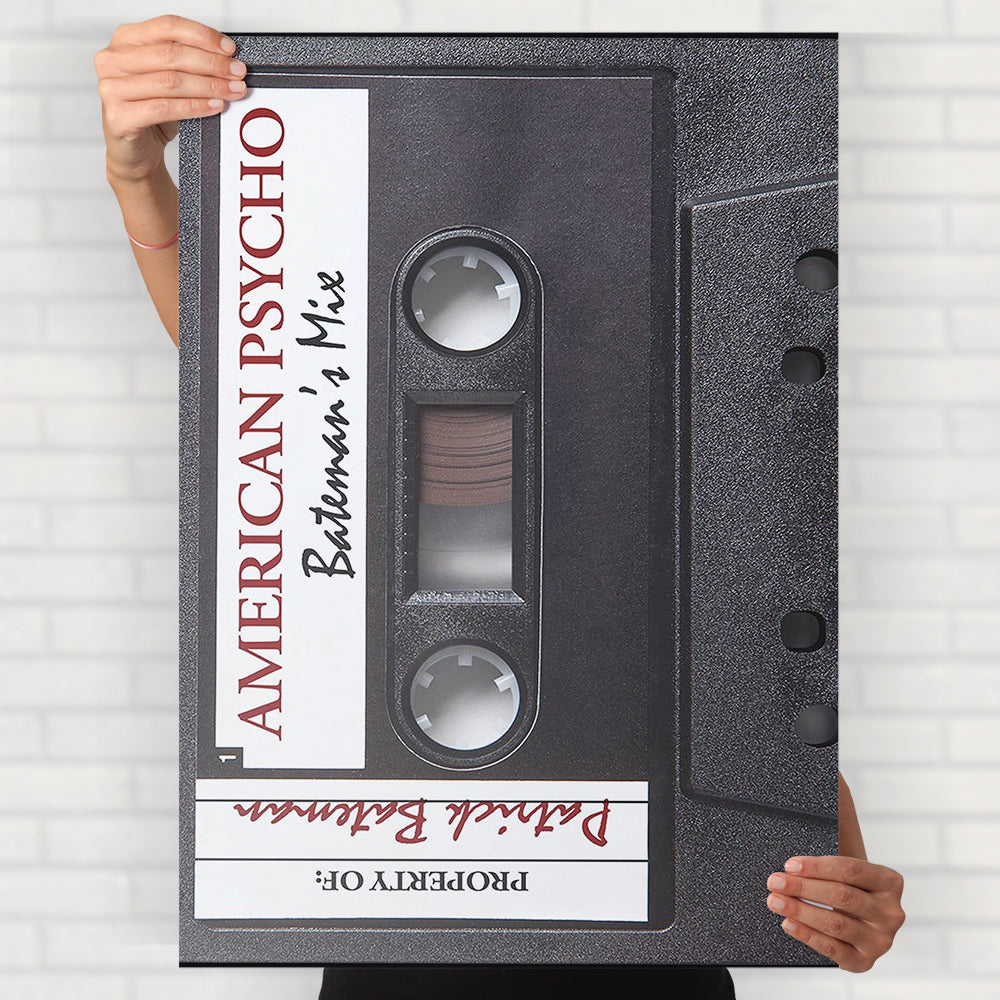 American Pyscho Batmans Mix Poster
