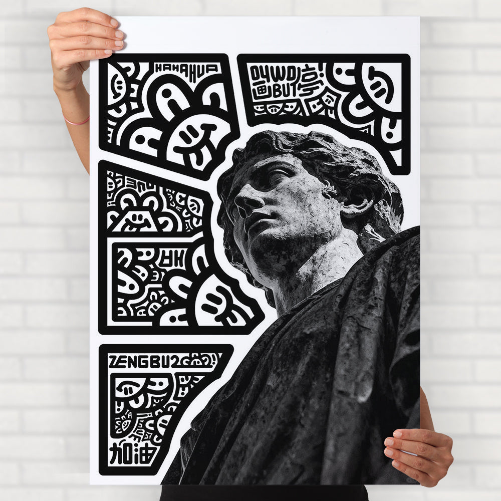 abstract doodles poster