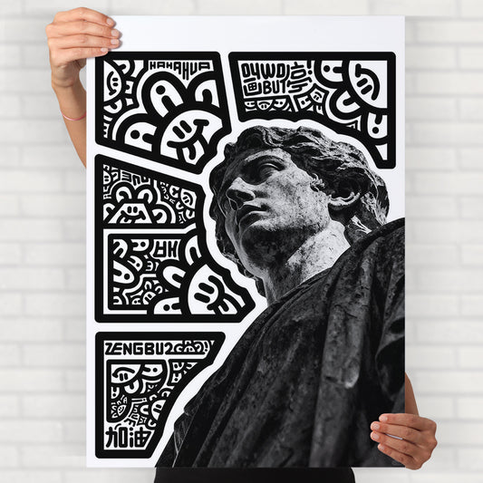 abstract doodles poster