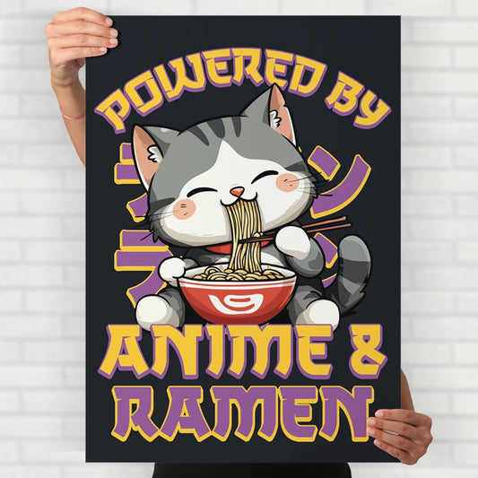 Ramen Cat Poster