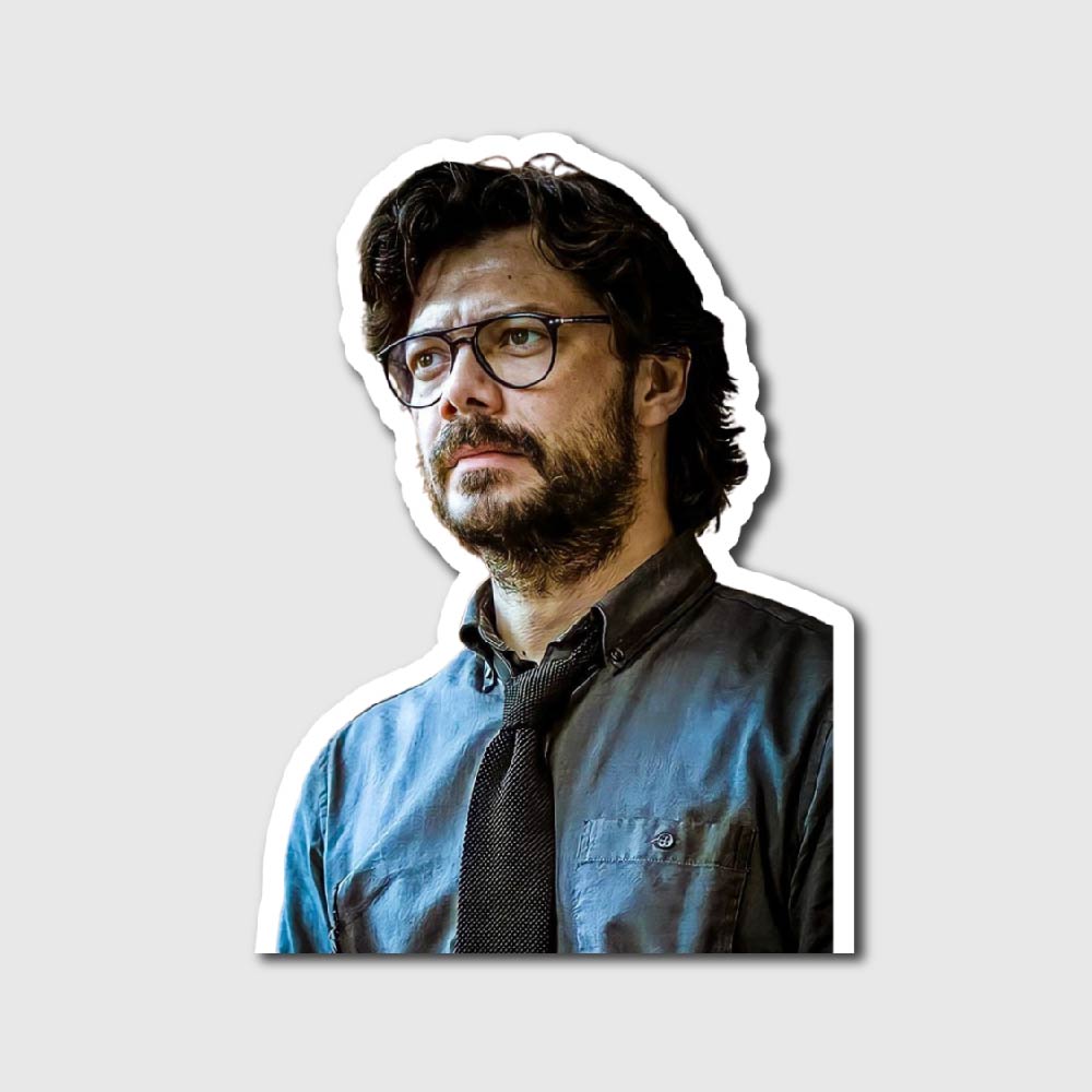 Money Heist Professor Sticker