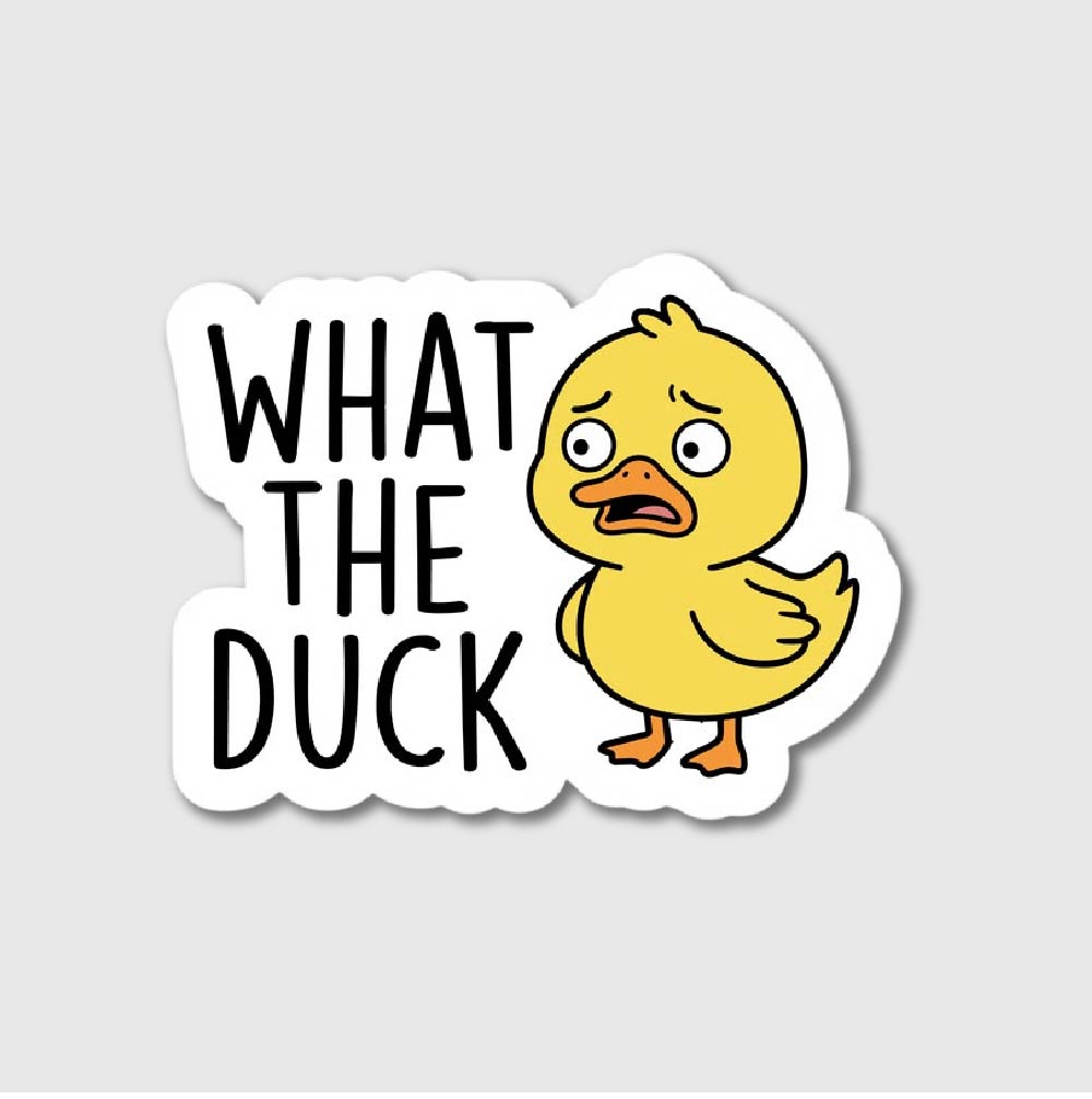 What The Duck Sticker
