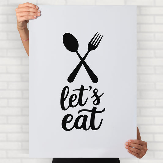 Lets Eat Poster